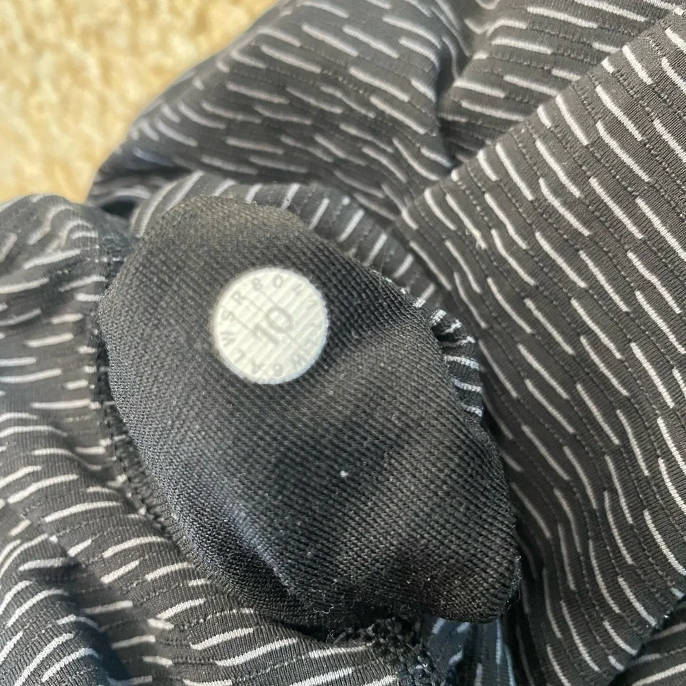 Lululemon Wunder Under Crop  Score Jacquard Black Luna